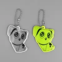 Светоотражающий элемент &laquo;Собачка&raquo;, двусторонний, 5,5 &times; 4,4 см, цвет МИКС