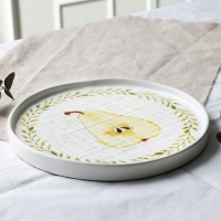 Тарелка керамическая &laquo;Летний день&raquo;, 21.2 см, цвет белый