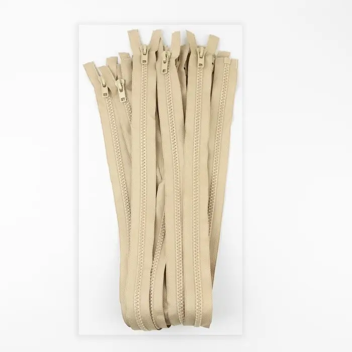 Молния &laquo;Трактор&raquo;, №8, разъёмная, замок автомат, 80 см, бежевая