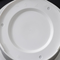 Горшок для цветов с поддоном &laquo;Эконом&raquo;, 3 л, пластиковый, цвет белый