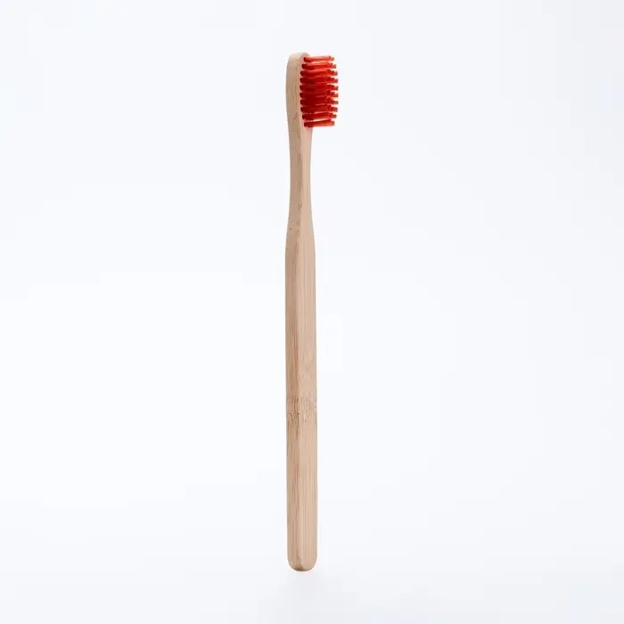 Бамбуковая зубная щётка средней жёсткости, микс цветов