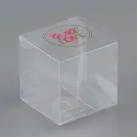 Коробка подарочная пластиковая, упаковка, With love, 5 х 5 х 5 см