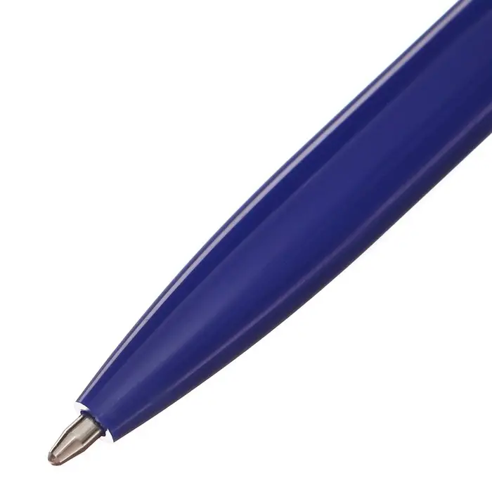 Ручка шариковая автоматическая Calligrata, 1.0 мм, под логотип, корпус синий, стержень синий