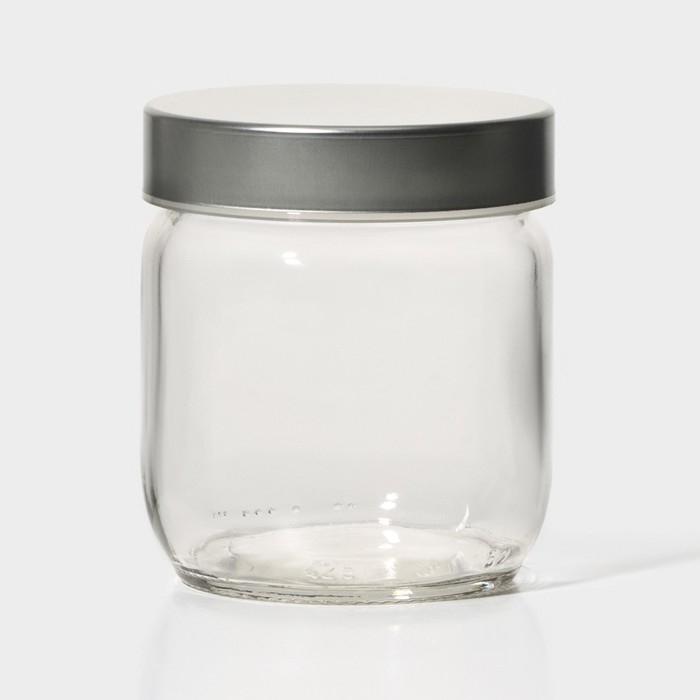 Банка стеклянная для сыпучих продуктов с металлической крышкой &laquo;Вока&raquo;, 380 мл