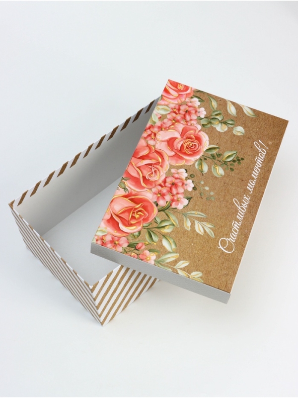 Набор коробок  10 в 1 "Flowers", 32,5 х 20 х 12,5 -12 х 7 х 4 см