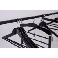 Плечики - вешалка для брюк и юбок LaDо́m Bois, 38,5&times;1,2&times;34 см, деревянная сорт А, многоуровневая, широкие плечики