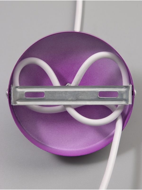 Светильник Edward 1х40Вт Е27 пр-1м темно-фиолетовый 38х38х25см