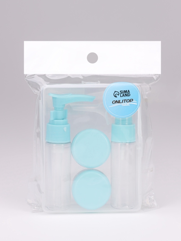 Набор для хранения, в футляре, 6 предметов, цвет МИКС