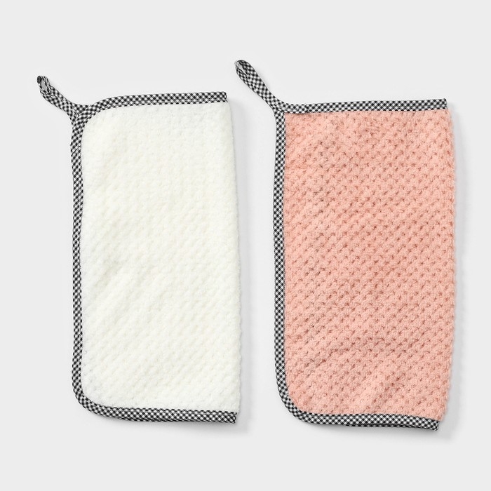 Салфетка для уборки Доляна &laquo;Уют&raquo;, микрофибра, 25&times;25 см, цвет МИКС