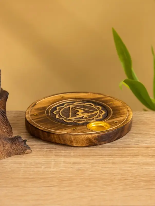Подставка под благовония "Чакра" дерево 10 см