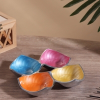 Менажница "Микс" алюминий 23х23х4 см