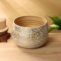 Ваза 25х25х15  +/- 3 см, бамбук