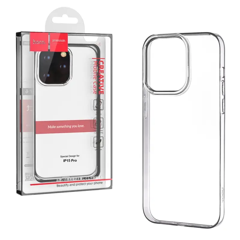 Чехол iPh 15 Pro Hoco TPU прозрачный
