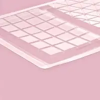 Форма для шоколада &laquo;Плитка&raquo;, пластик, 26.8&times;21&times;1 см, 2 ячейки 17&times;10 см, прозрачная