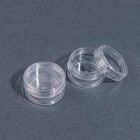 Баночки для хранения, 16 шт, d = 3,5 &times; 2, 10 г, в чехле, цвет прозрачный