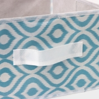 Короб для хранения Доляна &laquo;Лагуна&raquo;, 29&times;29&times;18 см, цвет бирюзовый