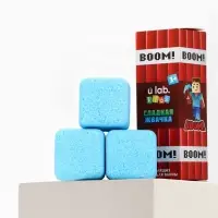 Бомбочки для ванны &laquo;Кубики&raquo;, набор 3 шт x 70 г, аромат сладкая жвачка, URAL LAB&para;