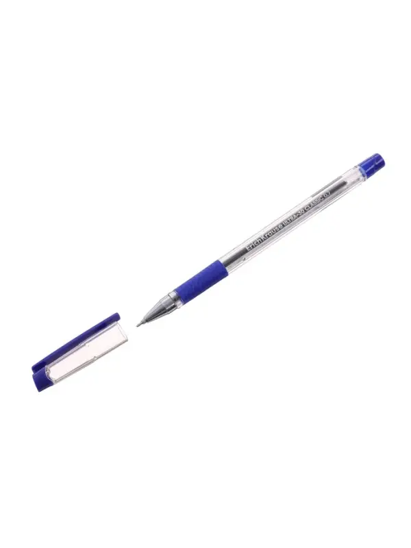 Ручка шариковая ErichKrause ULTRA-30 Gold Stick&Grip Classic, 0.7 мм, резиновый держатель, ультра, синяя