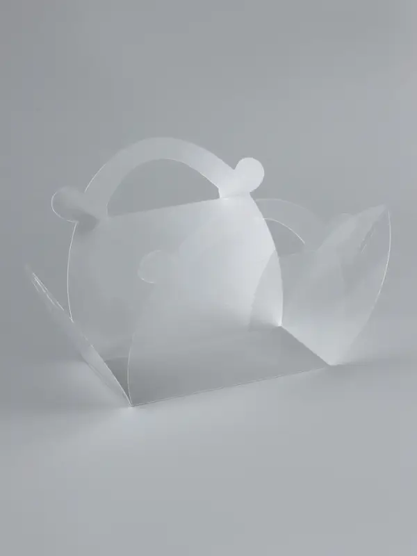 Складная прозрачная коробка из PVC, для упаковки подарков, 9.9&times;4.9&times;5.5 см