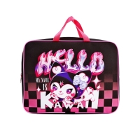 Папка с ручками текстильная А4, 360&times;245&times;70 мм, Calligrata TOP &laquo;Кавай&raquo;