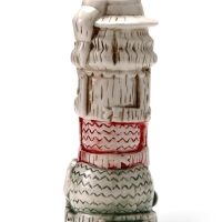 Стакан для коктейлей "Тики", три лица, керамика