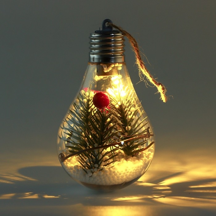 Новогодний шар ёлочный &laquo;Счастливого Нового года&raquo;, на Новый год, d=7 см.