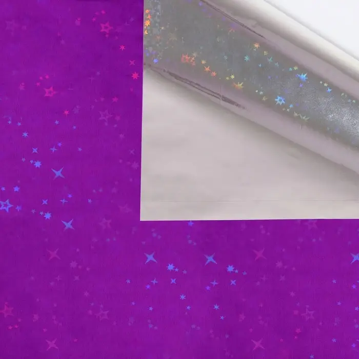 Пленка голографическая, &laquo;Звёздное небо&raquo;, , 70 см &times; 1 м