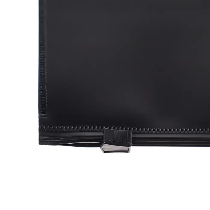 Папка-конверт на zip-молнии А4, 150мкм, Calligrata, непрозрачная, черная