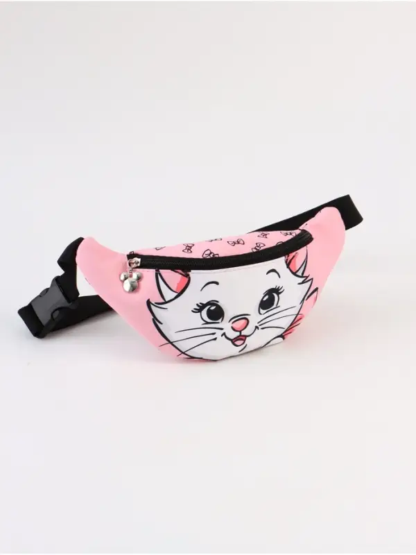 Сумка поясная детская для девочки &laquo;Кошечка&raquo;, 25&times;6&times;13 см