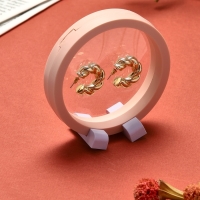 Подставка для украшений &laquo;Круг&raquo;, 11,5*11,5*4,5 см, цвет розовый