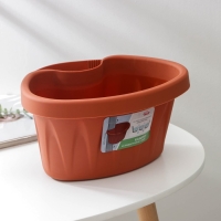 Кашпо на водосточную трубу &laquo;Алиция&raquo;, 3,5 л, цвет терракотовый