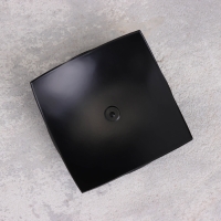 Подсвечник "Кварта" металл на 1 свечу, 7х2,7 см, черный