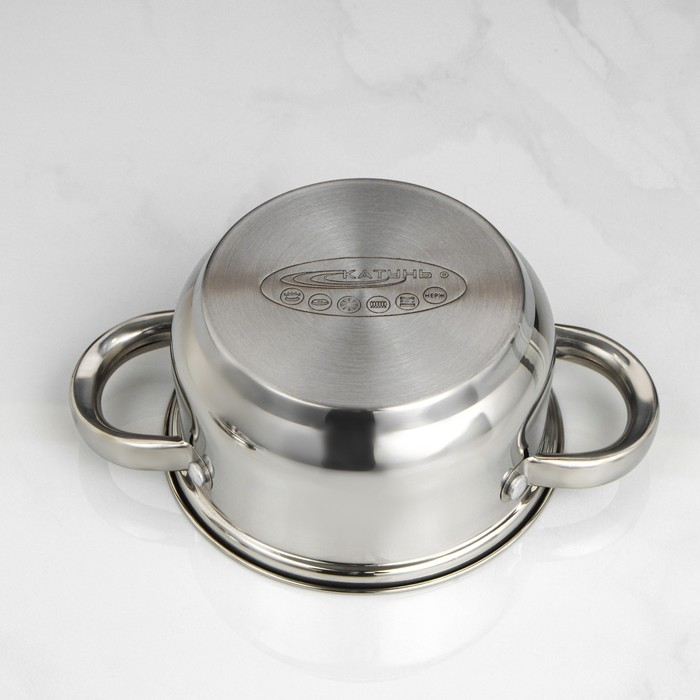 Кастрюля &laquo;Гретта&raquo;, 1 л, d=14 см, капсульное дно, индукция