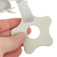 Растяжка - спираль с игрушками дуга на коляску / кроватку для малышей &laquo;Коровка&raquo;, с пищалкой, прорез., Крошка Я