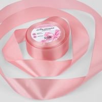 Лента атласная, 40 мм &times; 23 &plusmn; 1 м, цвет жемчужно-розовый №135