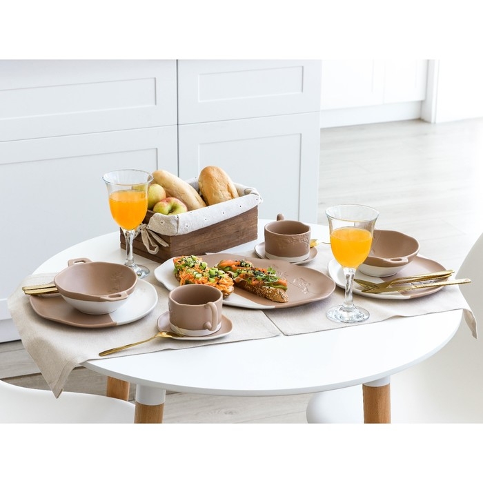 Блюдо керамическое &laquo;Монблан&raquo;, 23 х 34 см