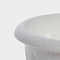 Кашпо настенное &laquo;Фелиция&raquo;, 1 л, d=16 см, цвет мраморный