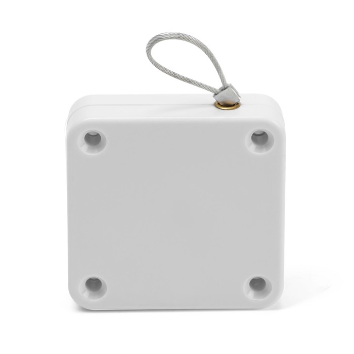 Доводчик дверной ТУНДРА, до 20 кг, цвет белый, натяжение 500 гр, длина троса 100 см