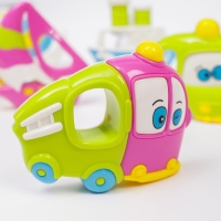 Набор погремушек &laquo;Розовый слон. Машинки&raquo;, 6 шт., подарочная упаковка