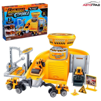 Парковка &laquo;Стройплощадка&raquo;, с 2 металлическими машинами