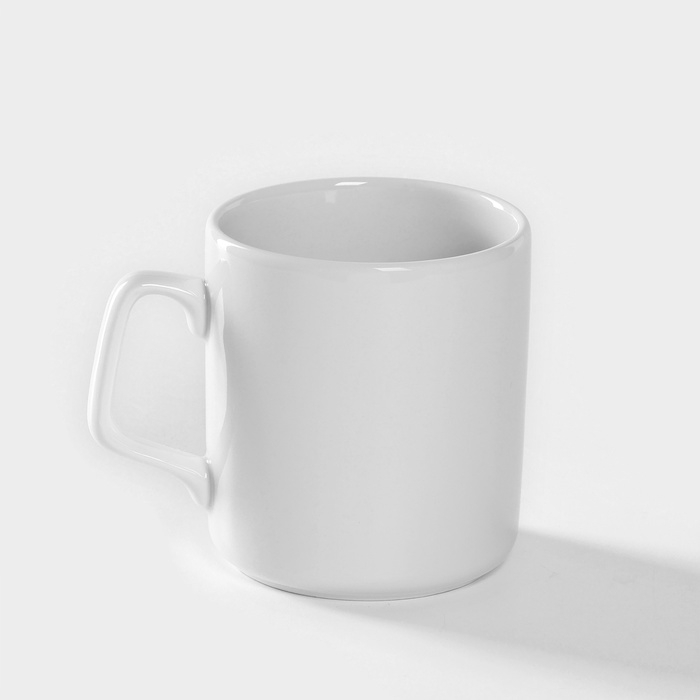 Кружка фарфоровая &laquo;Эльза&raquo;, 350 мл, d=8,2 см, белая