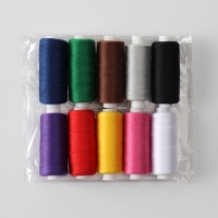 Набор ниток &laquo;Радуга&raquo;, 40/2, 300 м, 10 шт, разноцветный