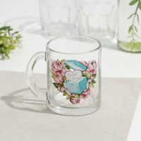 Кружка стеклянная &laquo;Чайная. Модные штучки&raquo;, 320 мл