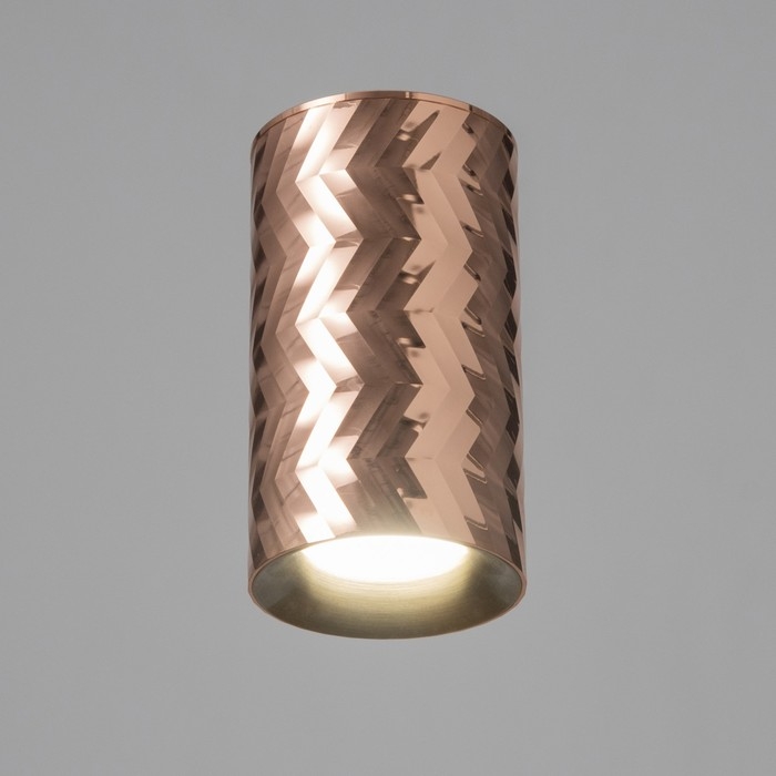 Светильник "Астер" GU10 медь 7,5х7,5х13 см
