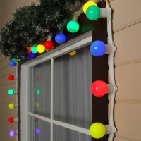 Гирлянда &laquo;Белт-лайт&raquo; 50 м, IP65, 5W, белая каучуковая нить, шаг 15 см, Е27 (без ламп), 220 В