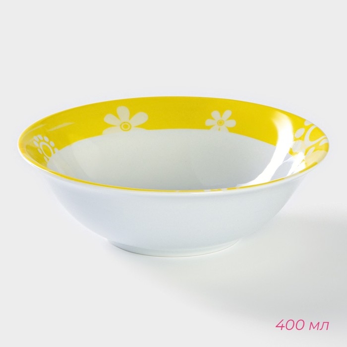 Набор детской посуды из керамики Доляна &laquo;Слонёнок&raquo;, 3 предмета: кружка 230 мл, миска 400 мл, тарелка d=18 см