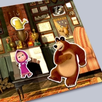 Магнитная игра &laquo;Развивающий&raquo;, Маша и Медведь