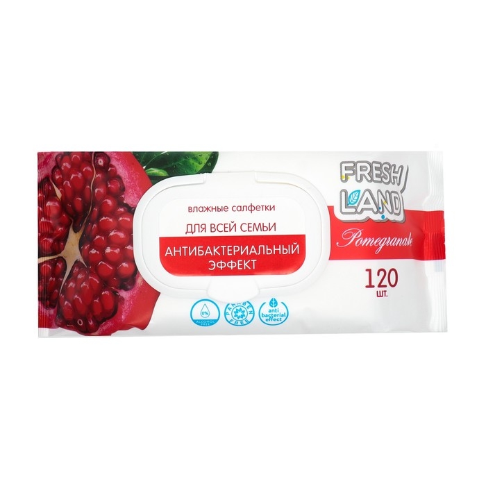 Влажные салфетки &laquo;Freshland&raquo; гигиенические с антибактериальным эффектом