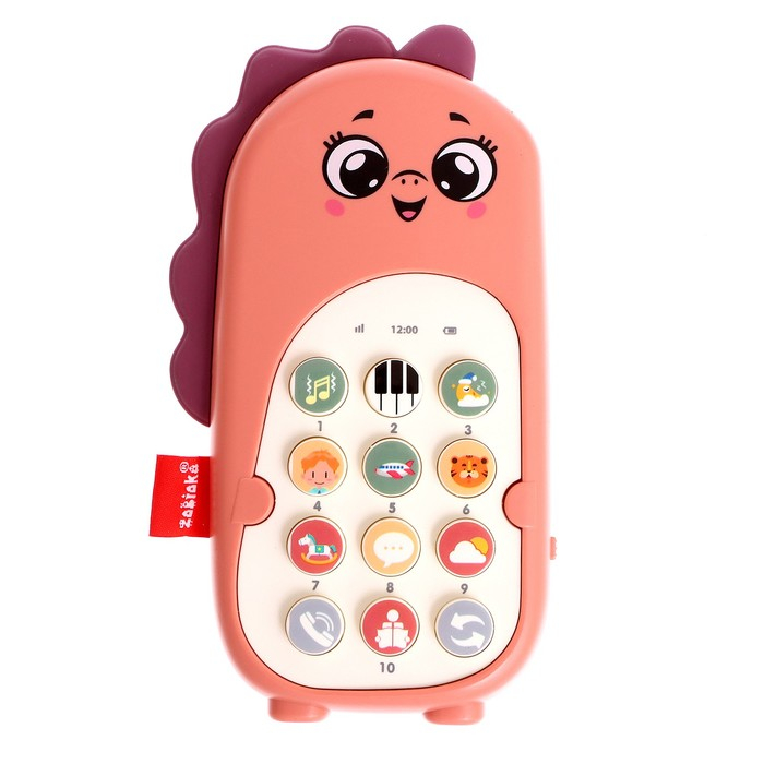 Музыкальный телефон &laquo;Маленький дракончик&raquo;, звук, цвет фиолетовый