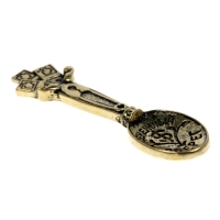 Кошельковый талисман: ложка загребушка &laquo;Денежный оберег&raquo;, 4 х 0,5 см.